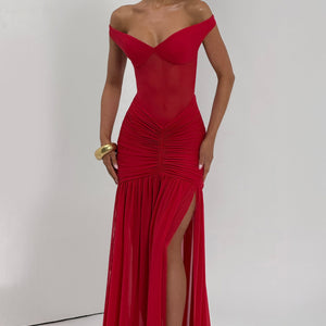 Alaia Maxi Haljina - Crvena