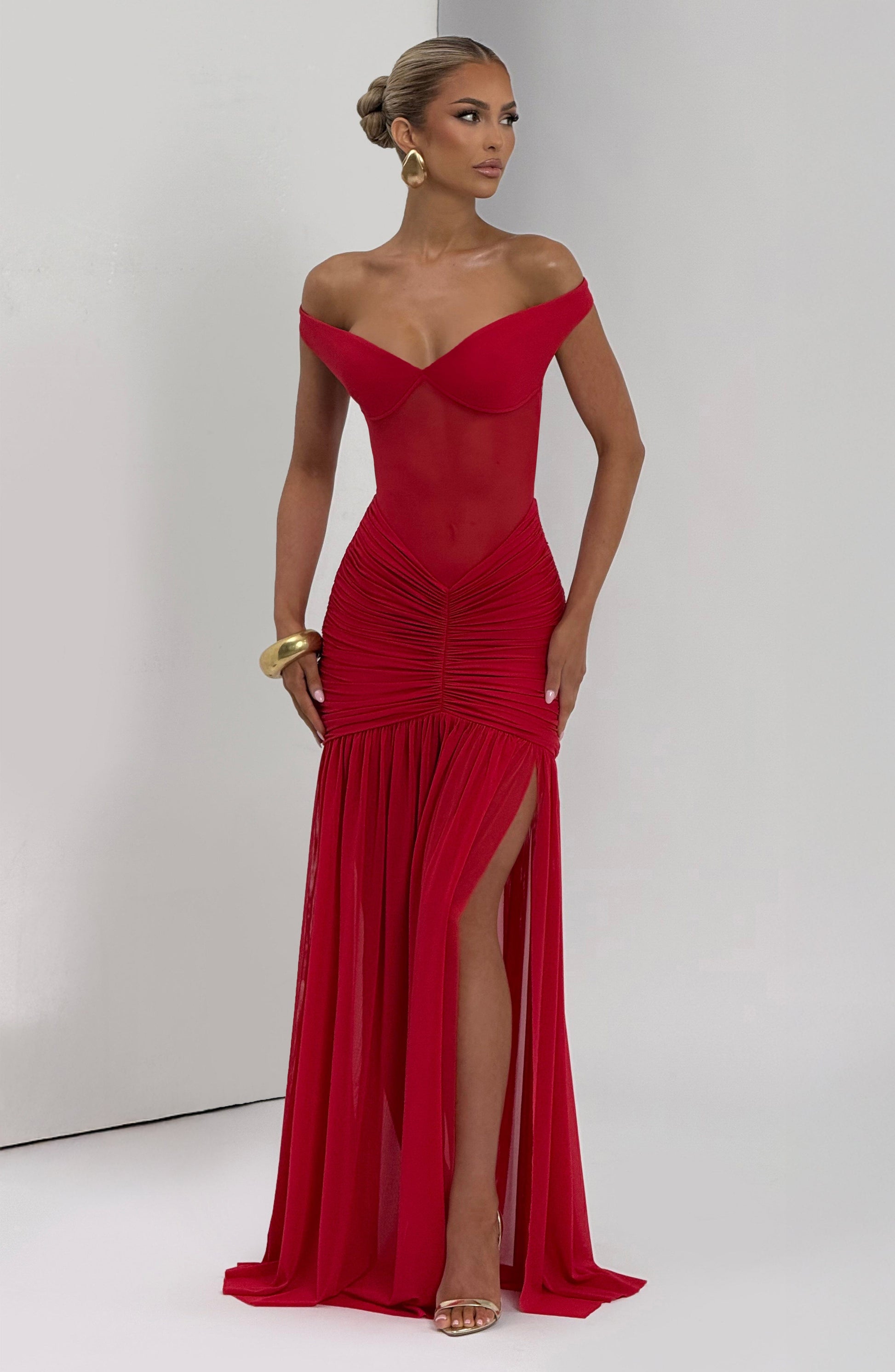 Alaia Maxi Haljina - Crvena
