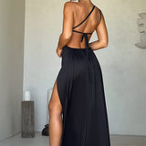 Alecia Maxi Haljina - Crna