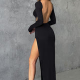 Aleena Maxi Haljina - Crna