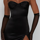 Maxi šaty Alora - černé