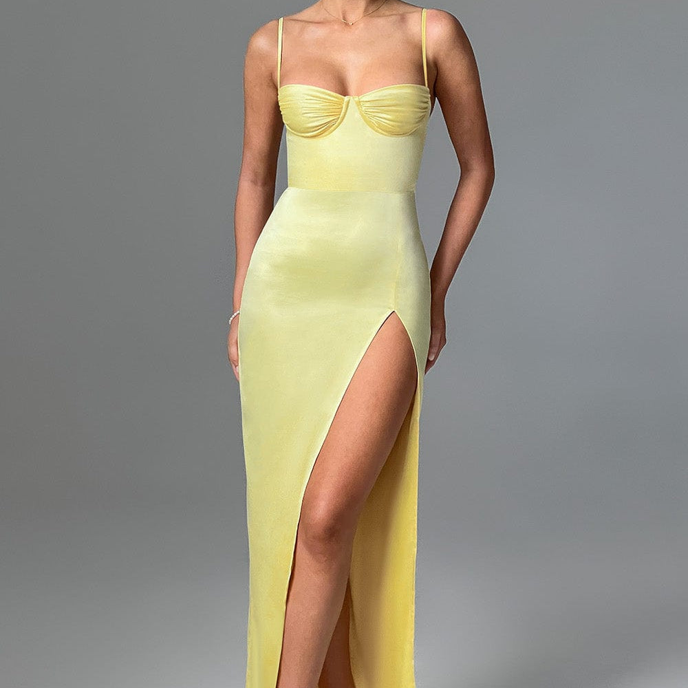 Alora Maxi Haljina - Limun