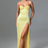 Alora Maxi Haljina - Limun