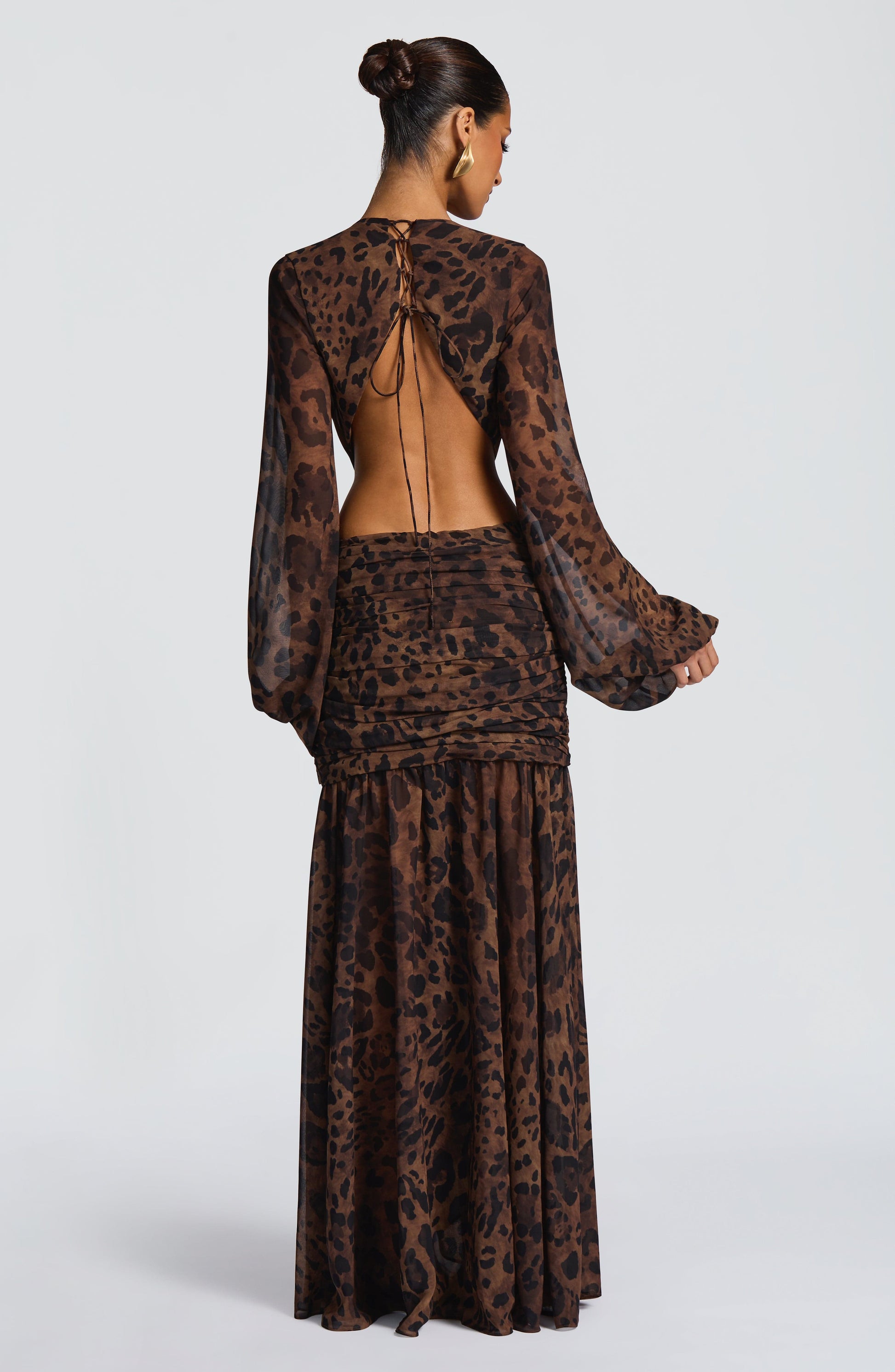 Andrina Maxi Haljina - Print s Leopardom