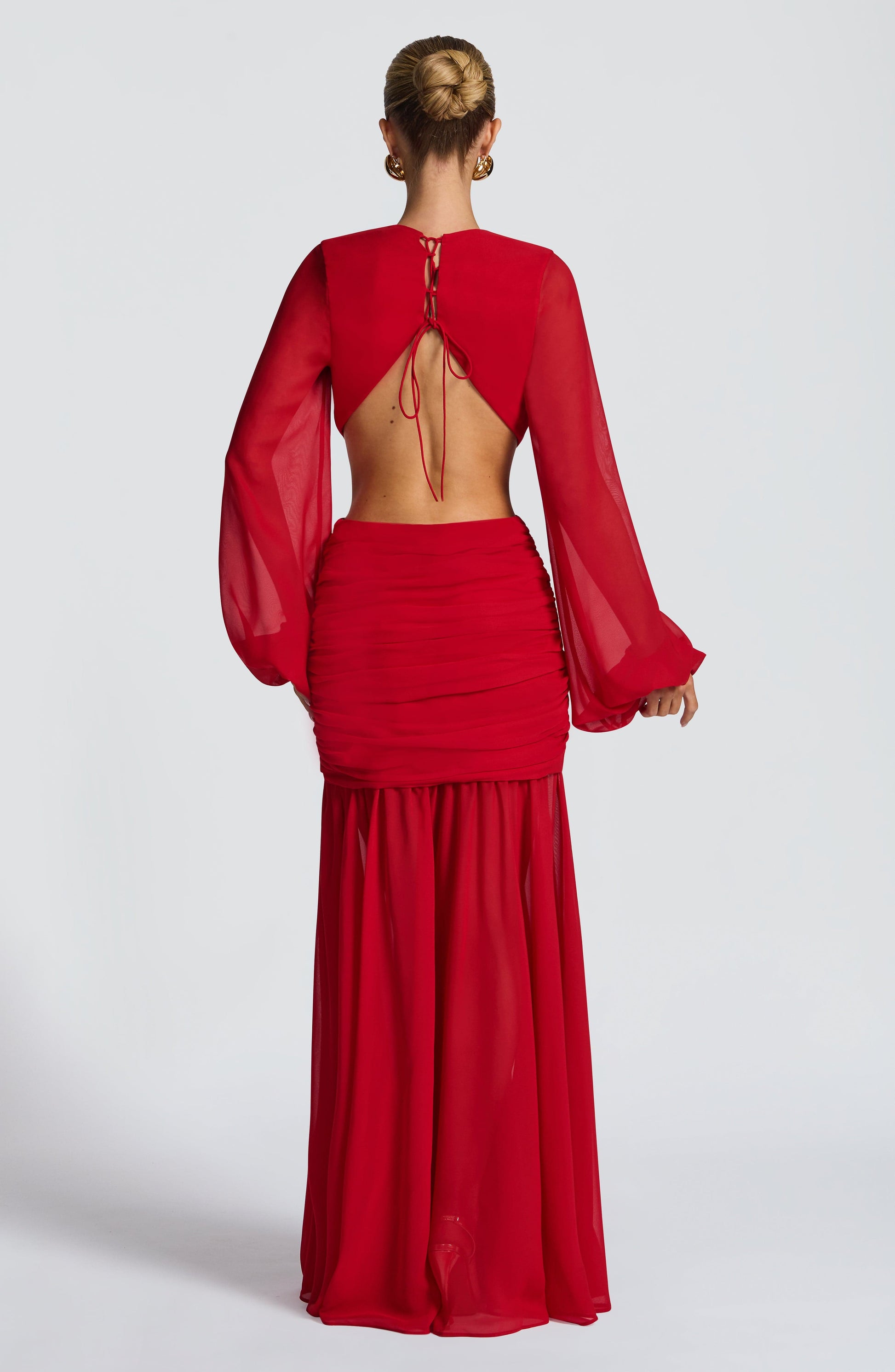 Andrina Maxi Haljina - Crvena
