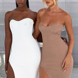 Angela Maxi Haljina - Mocha