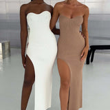 Angela Maxi Haljina - Mocha