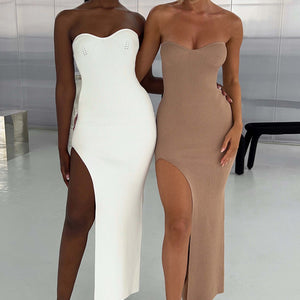 Angela Maxi Haljina - Mocha