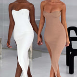 Angela Maxi Haljina - Mocha