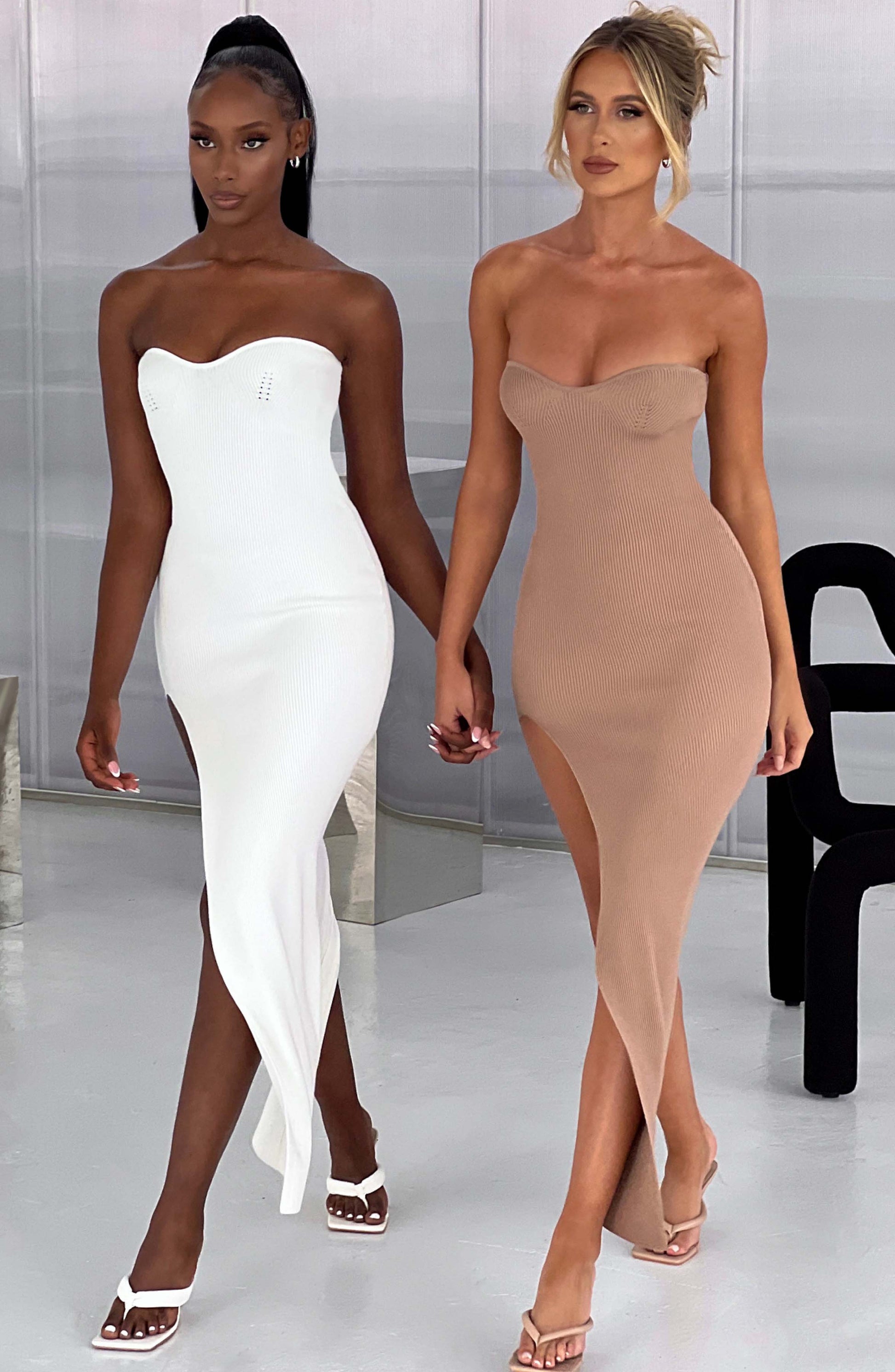 Angela Maxi Haljina - Mocha