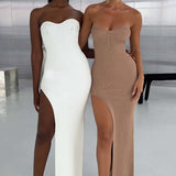 Angela Maxi Haljina - Mocha