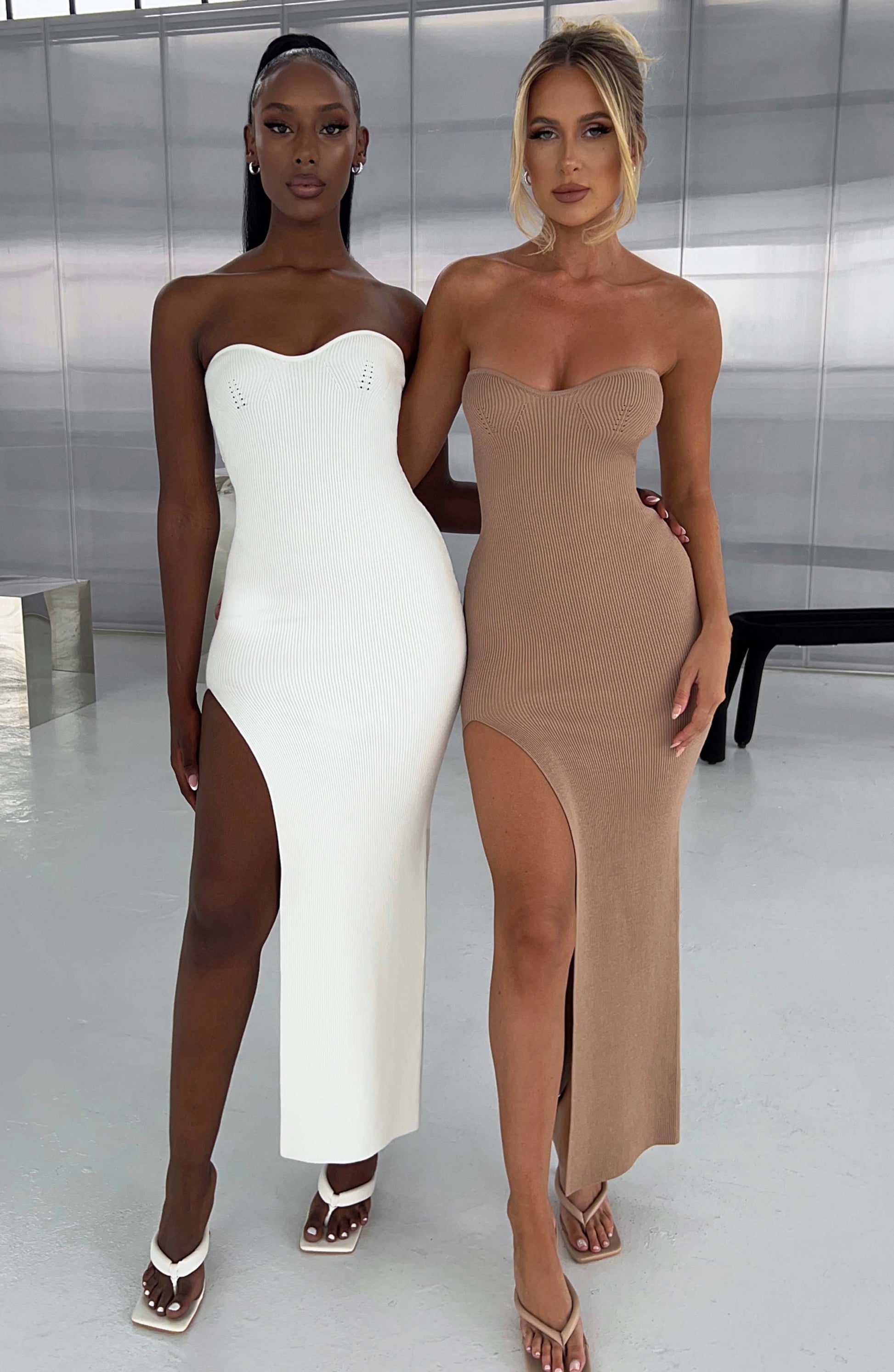 Angela Maxi Haljina - Mocha