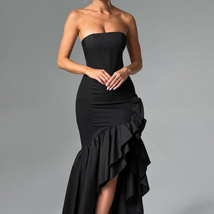 Angelina Maxi Haljina - Crna