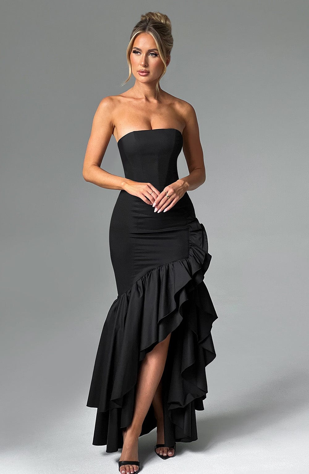 Angelina Maxi Haljina - Crna