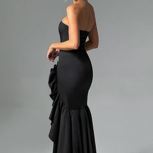 Angelina Maxi Haljina - Crna