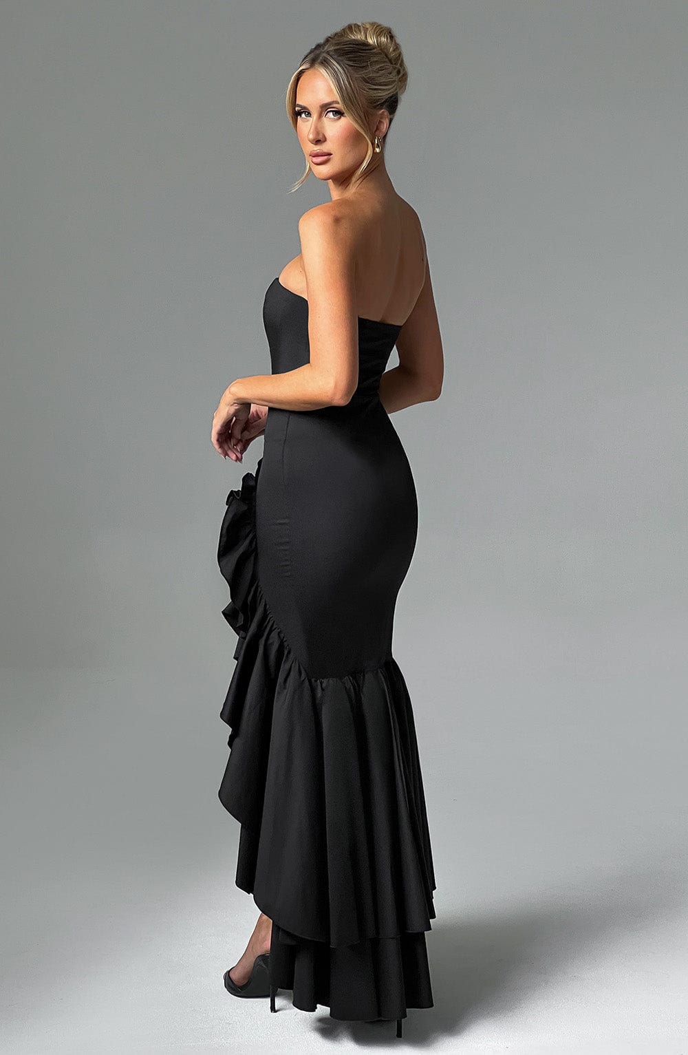 Angelina Maxi Haljina - Crna