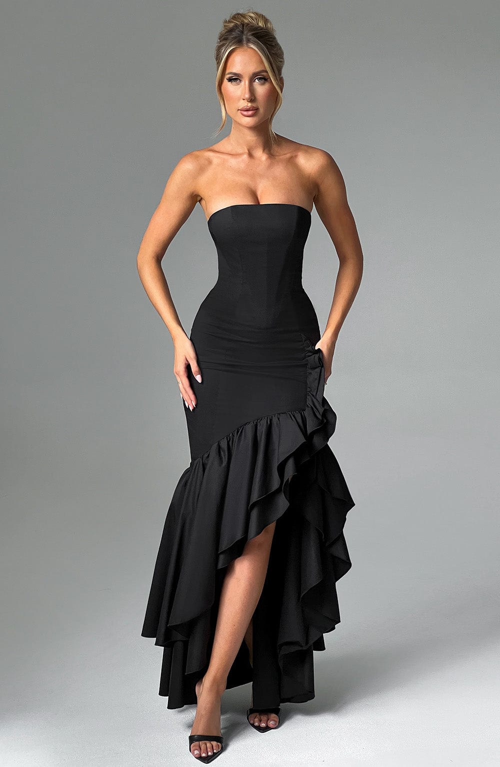 Angelina Maxi Haljina - Crna