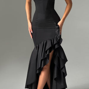 Angelina Maxi Haljina - Crna
