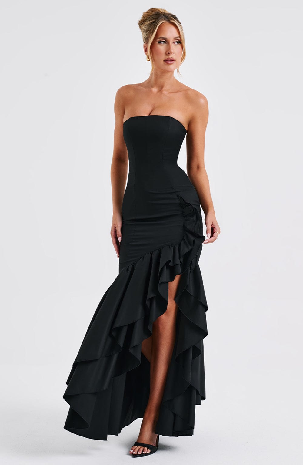 Angelina Maxi Haljina - Crna