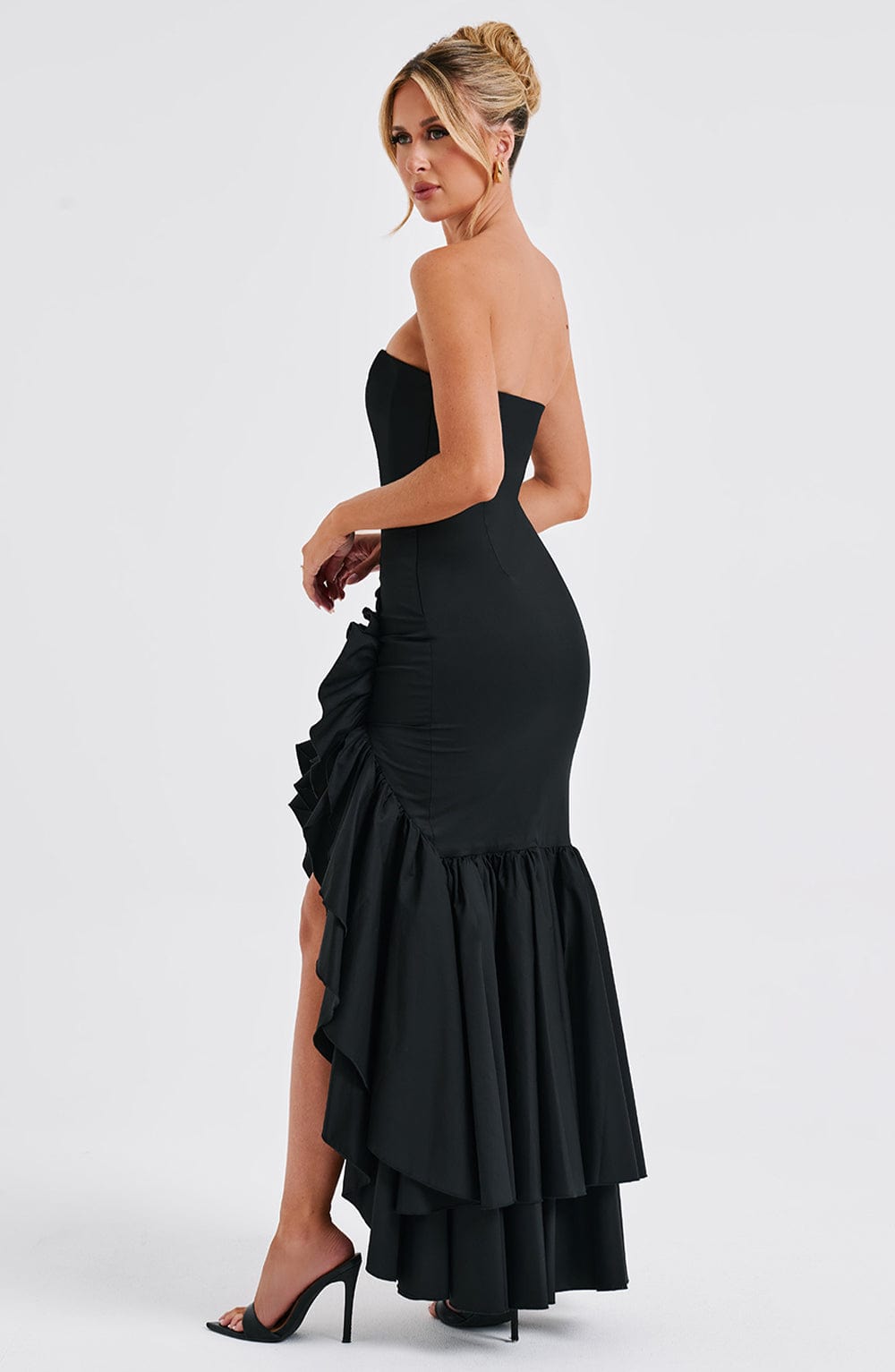Angelina Maxi Haljina - Crna