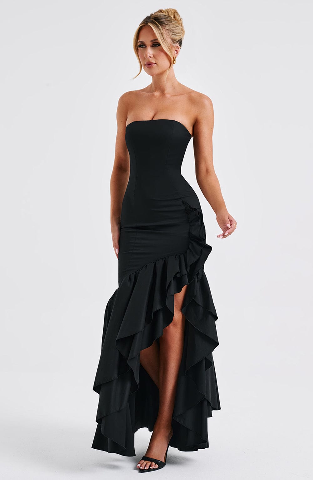 Angelina Maxi Haljina - Crna