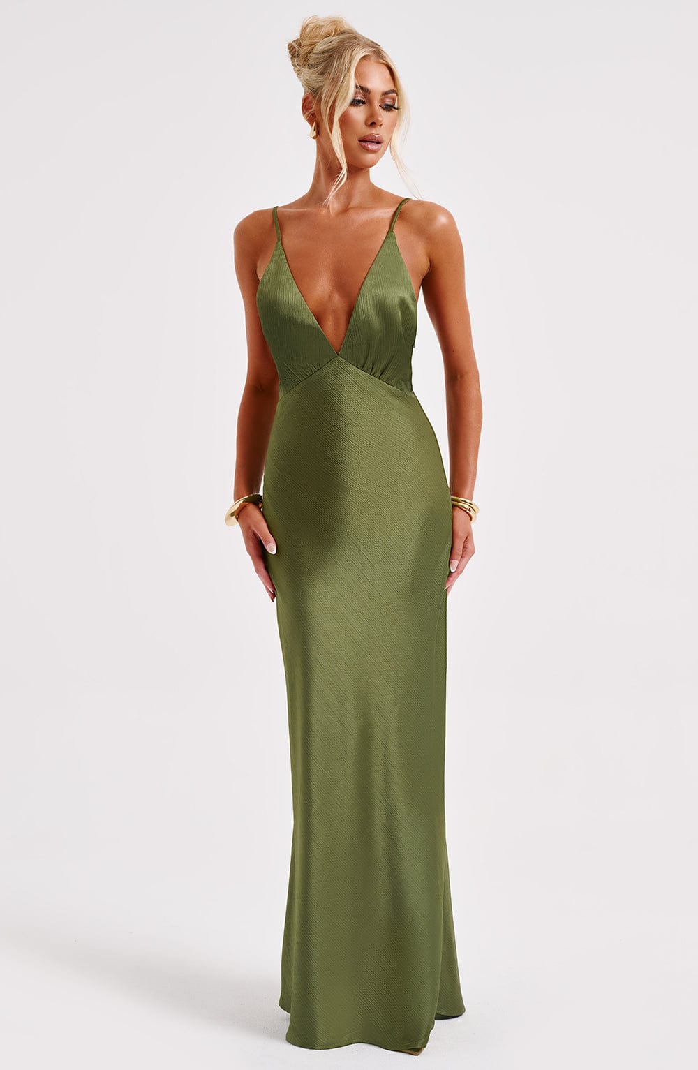 Anja Maxi Haljina - Khaki