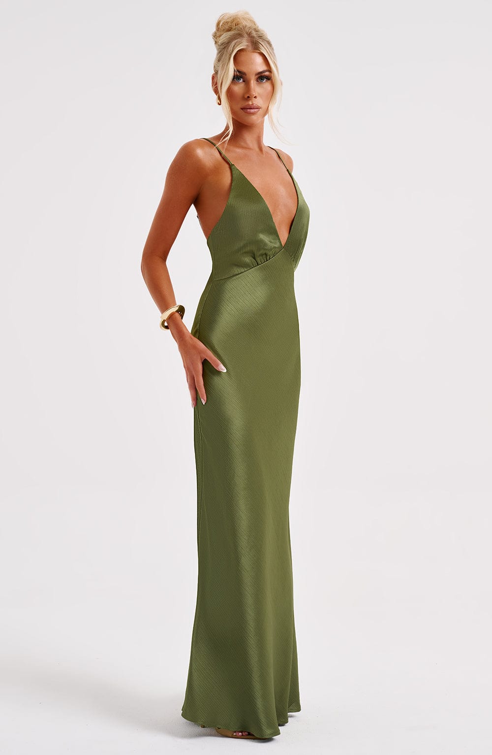 Anja Maxi Haljina - Khaki