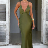 Anja Maxi Haljina - Khaki