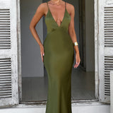 Anja Maxi Haljina - Khaki