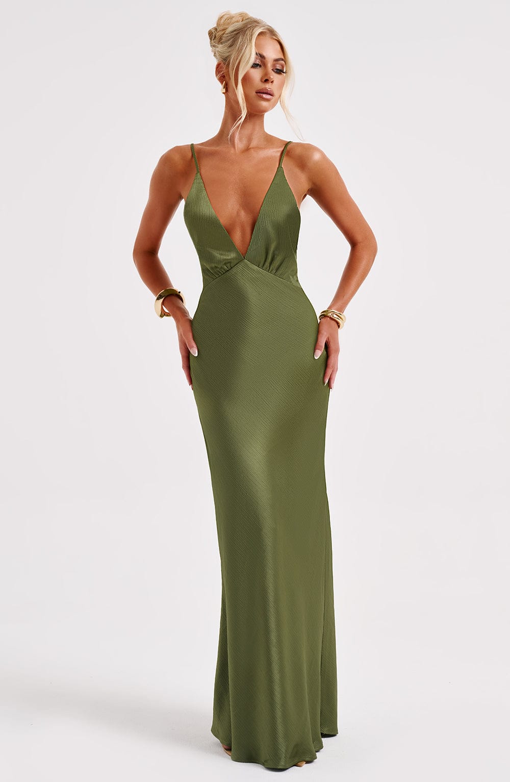 Anja Maxi Haljina - Khaki