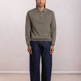 Olivové polo tričko