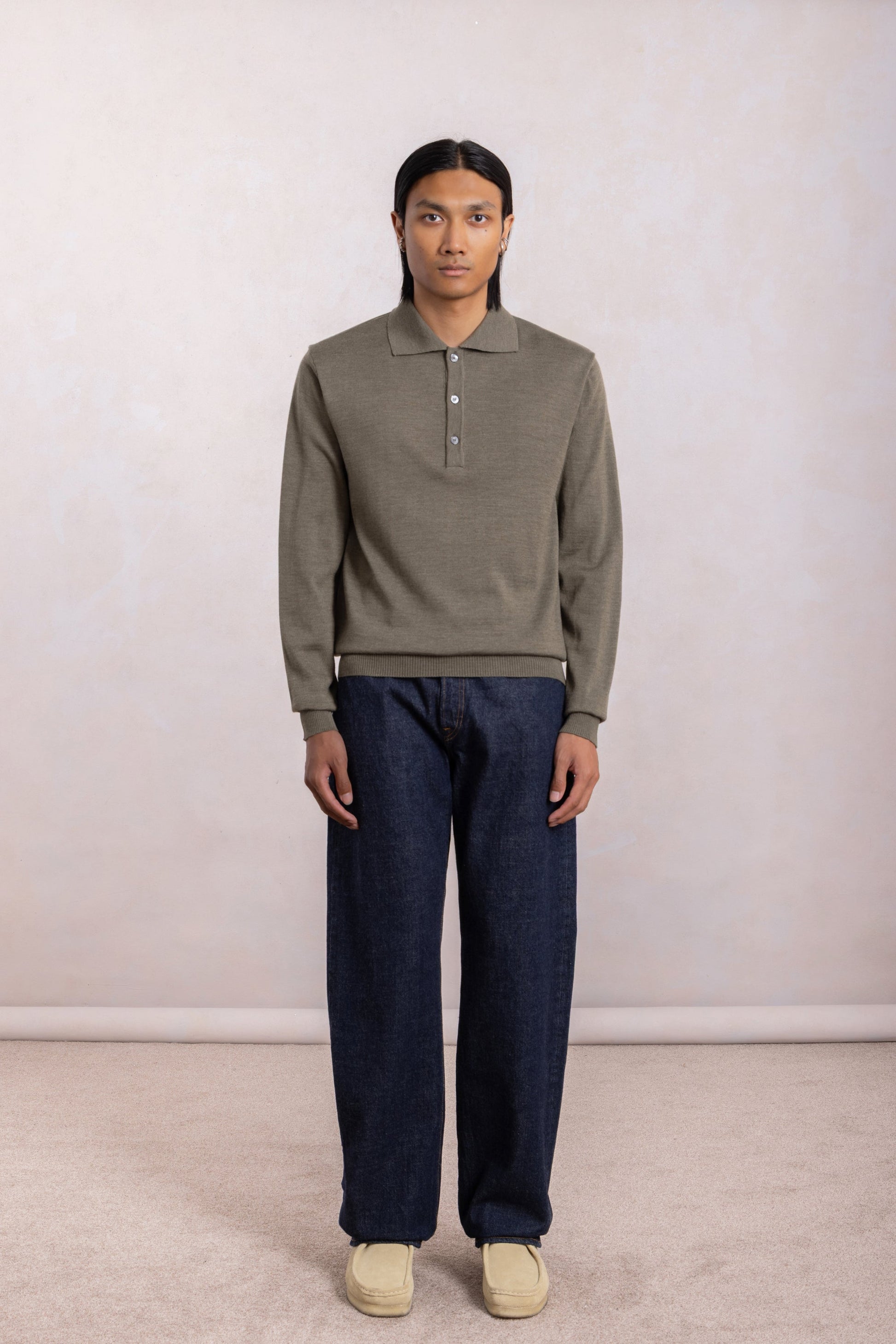 Maslinasta Polo Majica