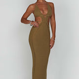 Arabella Maxi Haljina - Khaki