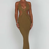 Arabella Maxi Haljina - Khaki