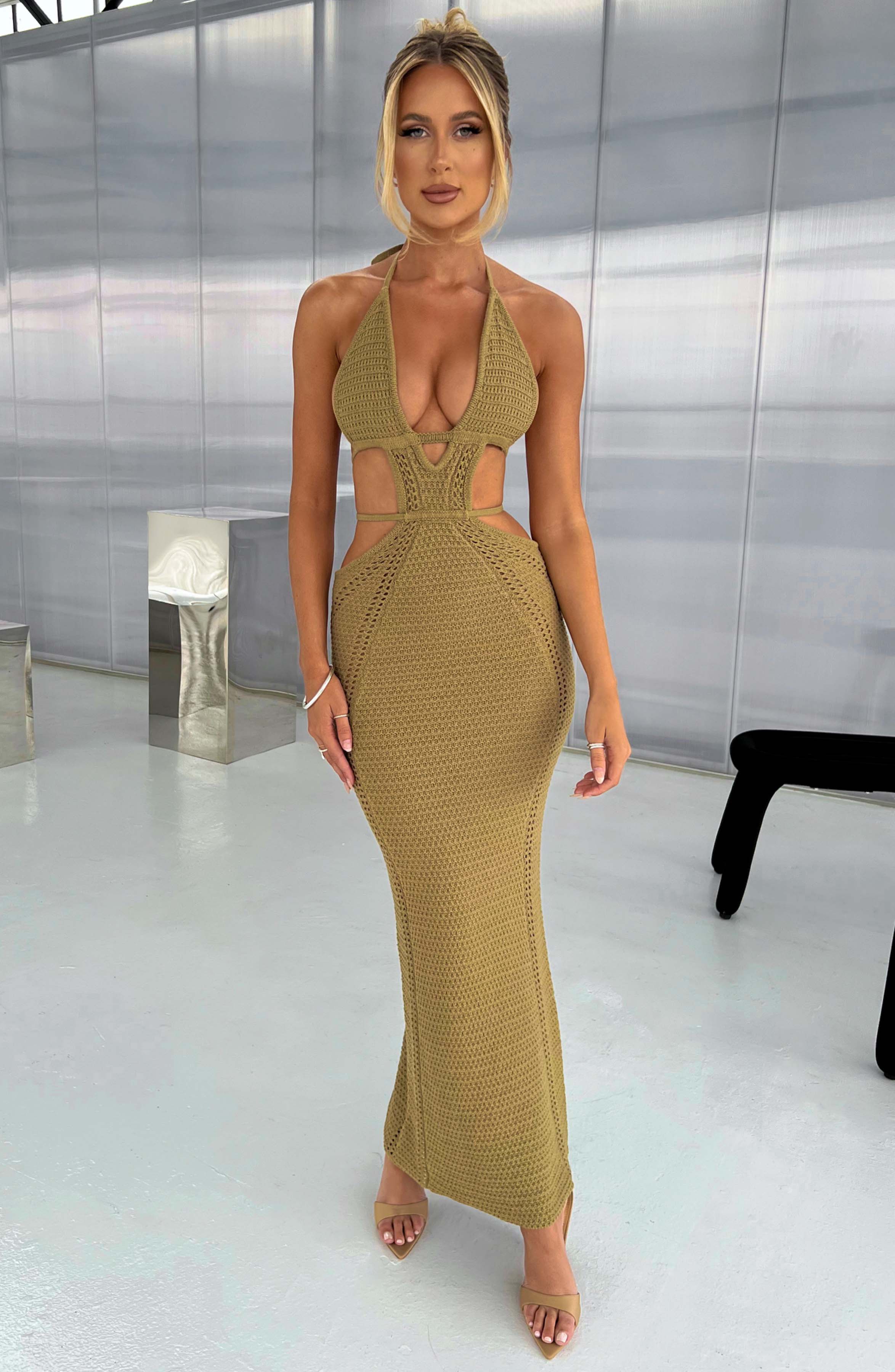 Arabella Maxi Haljina - Khaki
