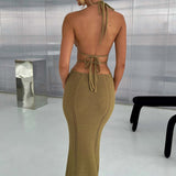 Arabella Maxi Haljina - Khaki