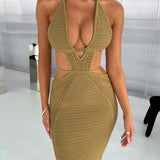 Arabella Maxi Haljina - Khaki