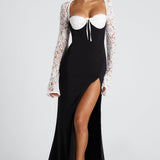 Aria Maxi Haljina - Crna/Bijela