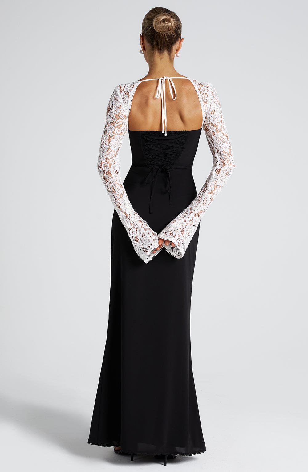 Aria Maxi Haljina - Crna/Bijela