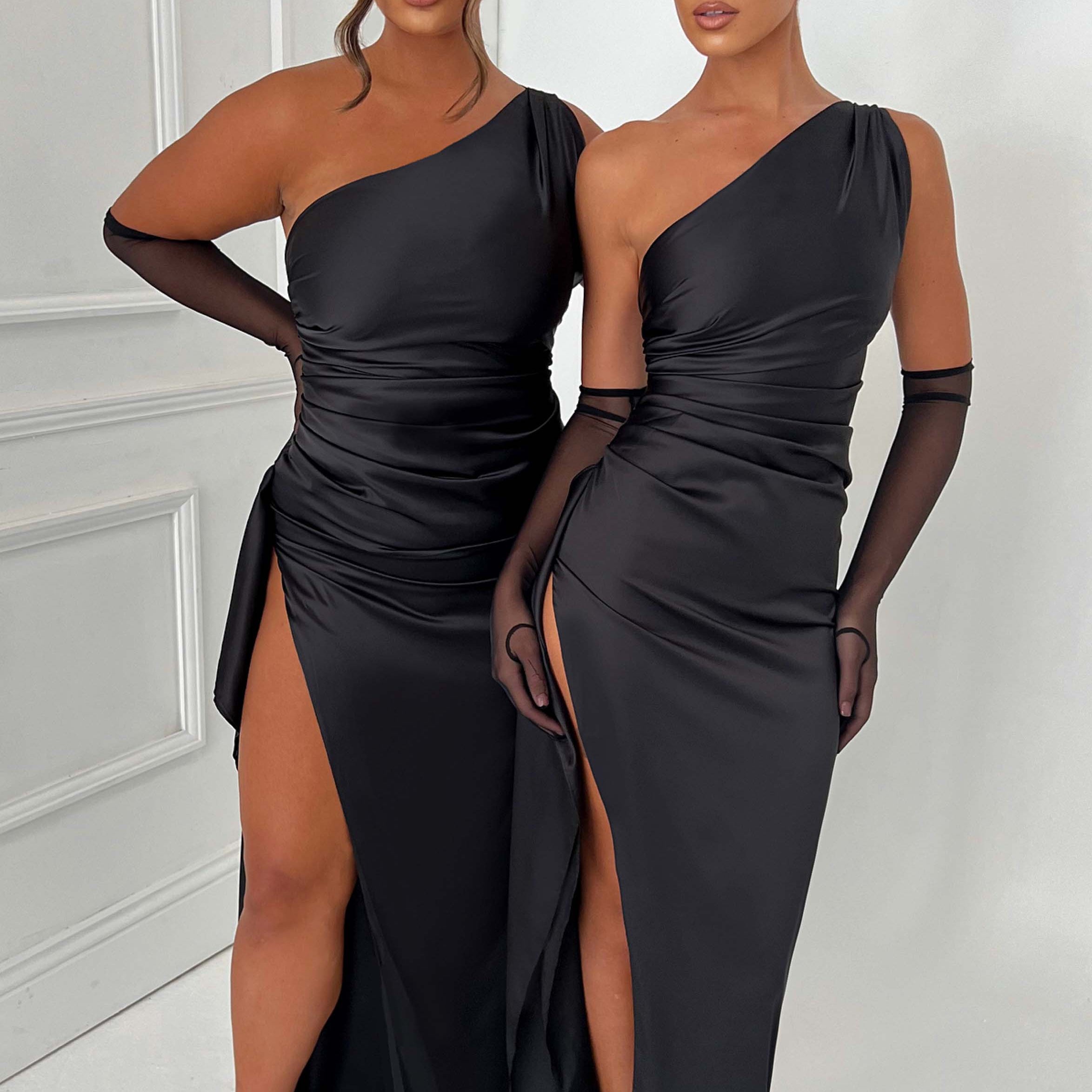 Ariel Maxi Haljina - Crna