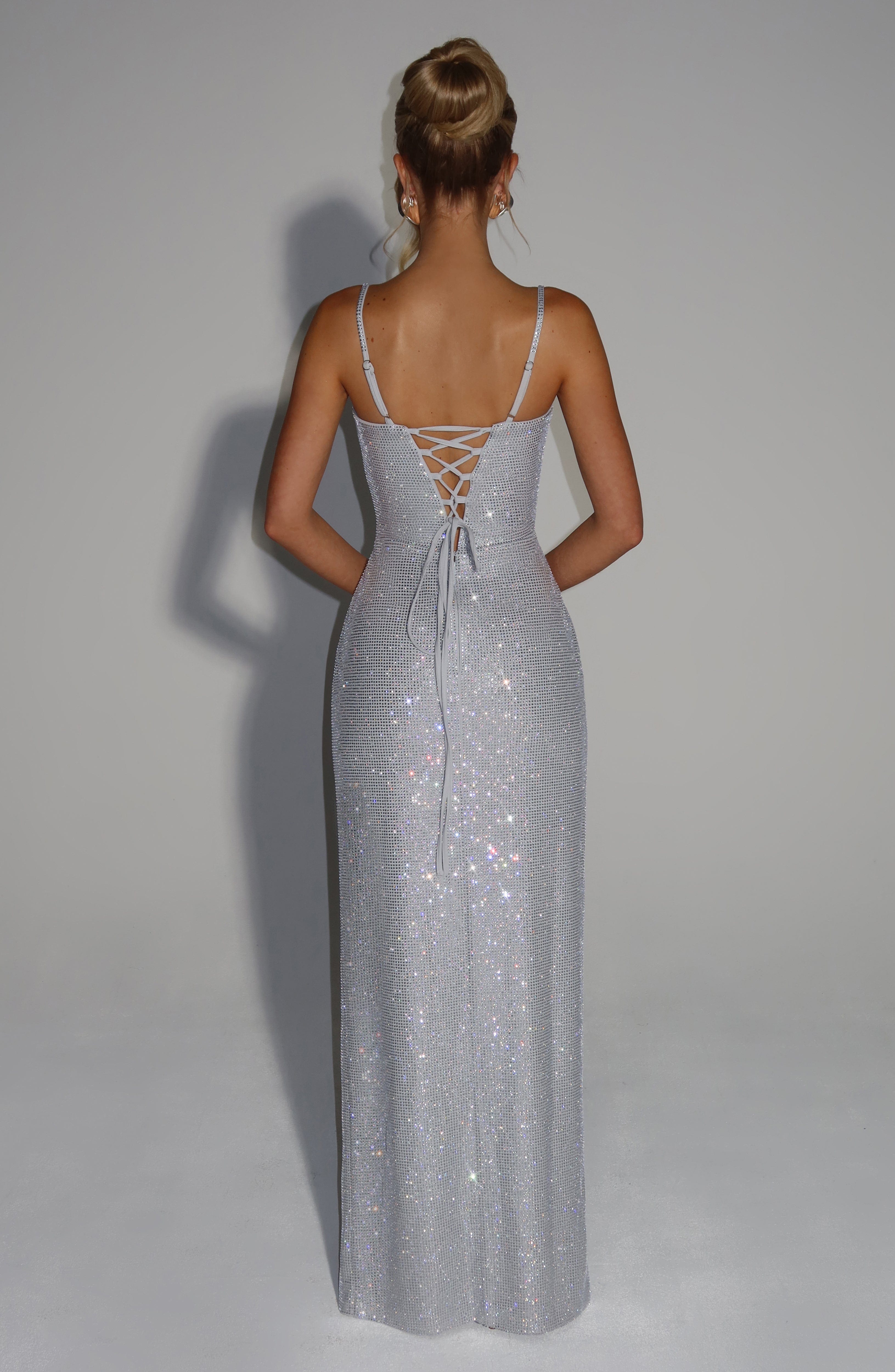 Ashton Maxi Haljina - Srebrna