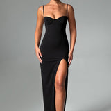 Asteria Maxi Haljina - Crna