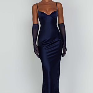 Athena Maxi Haljina - Mornarica