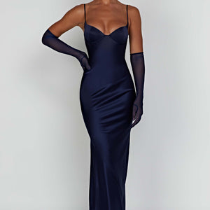Athena Maxi Haljina - Mornarica