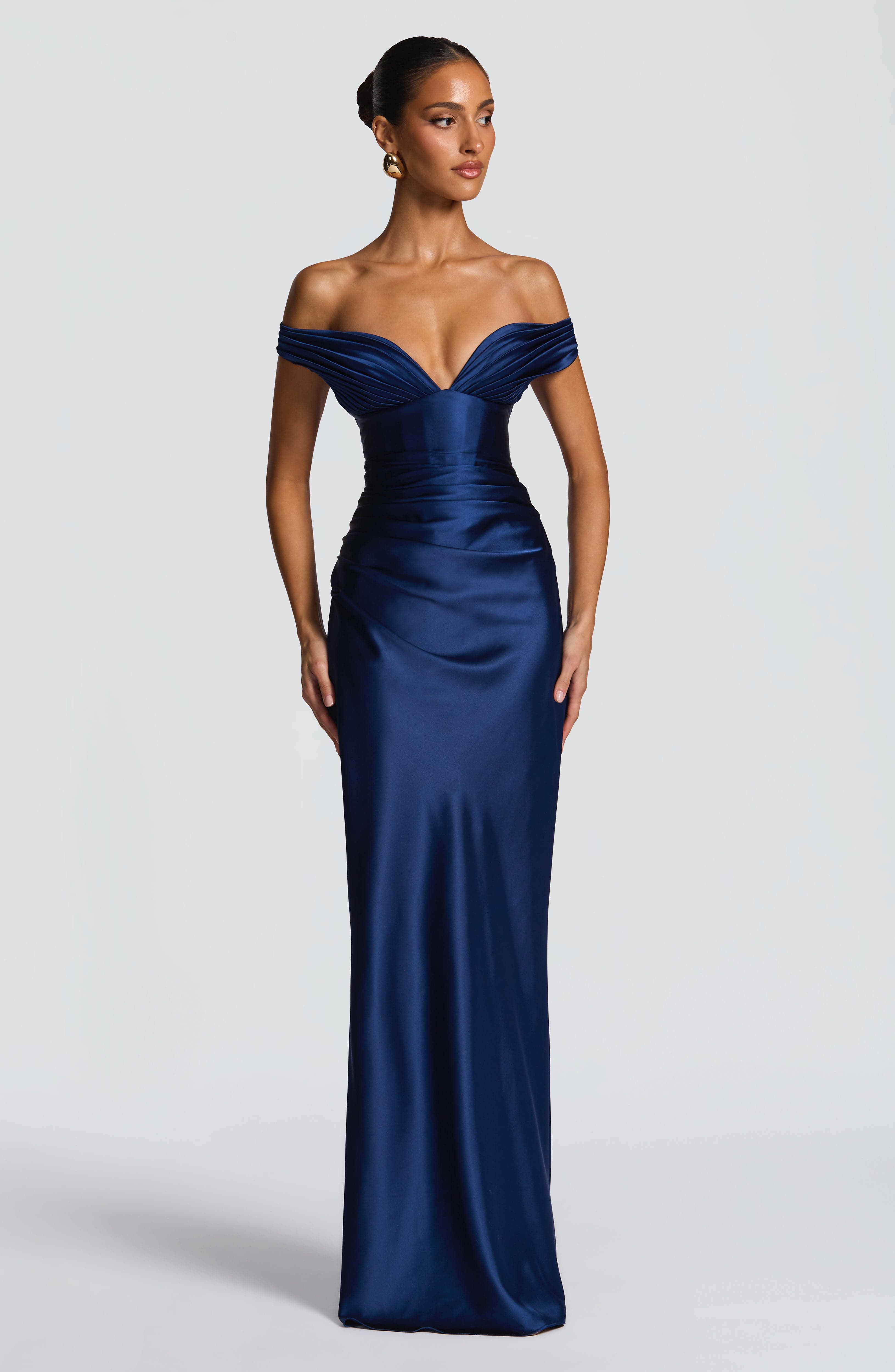 Aurelia Maxi Haljina - Mornarica