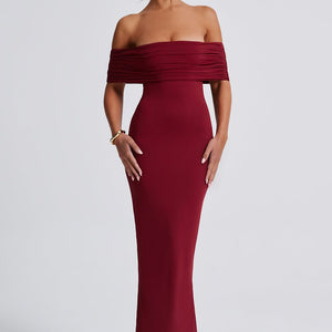 Belinda Maxi Haljina - Burgundac