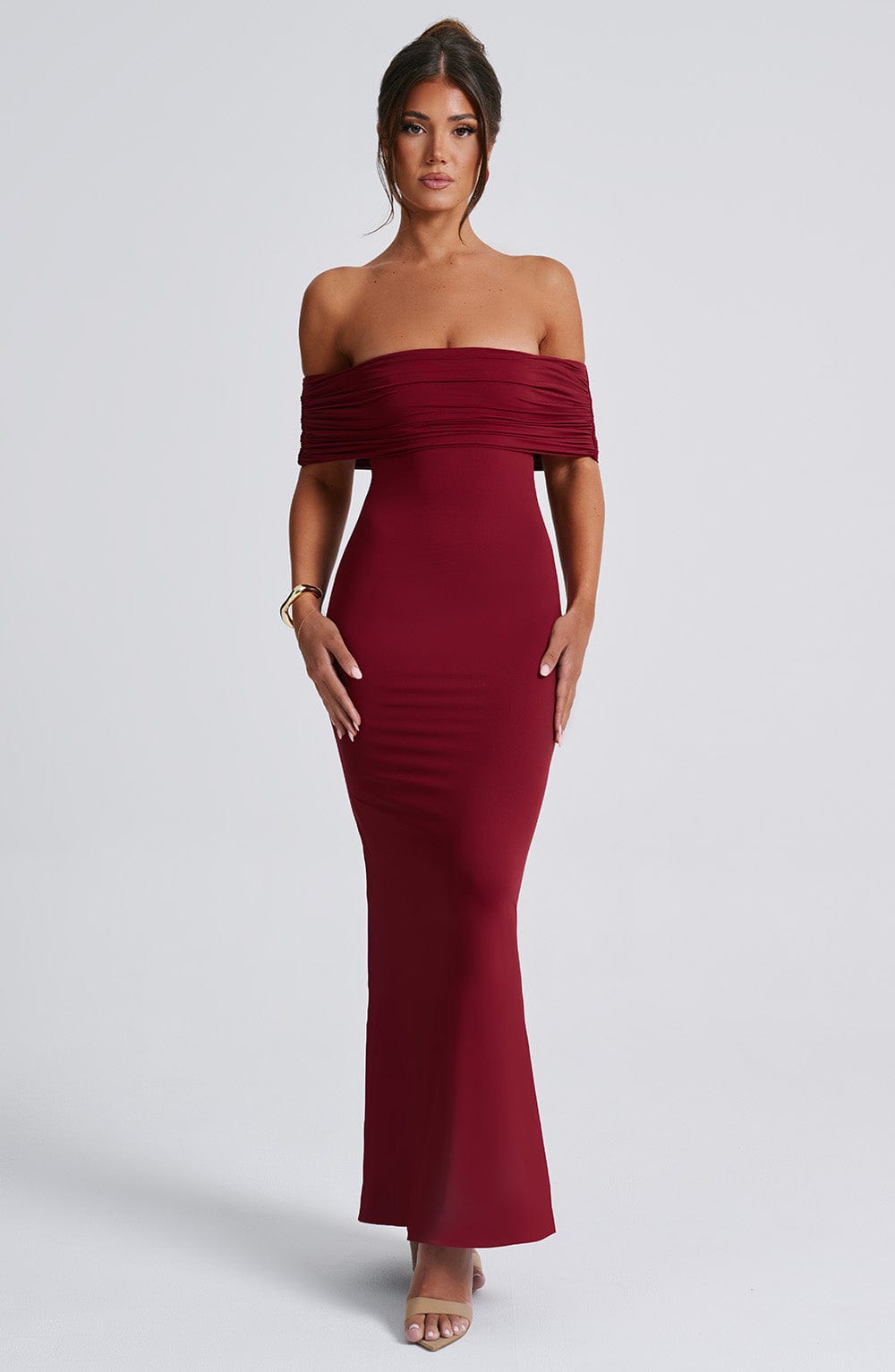 Belinda Maxi Haljina - Burgundac