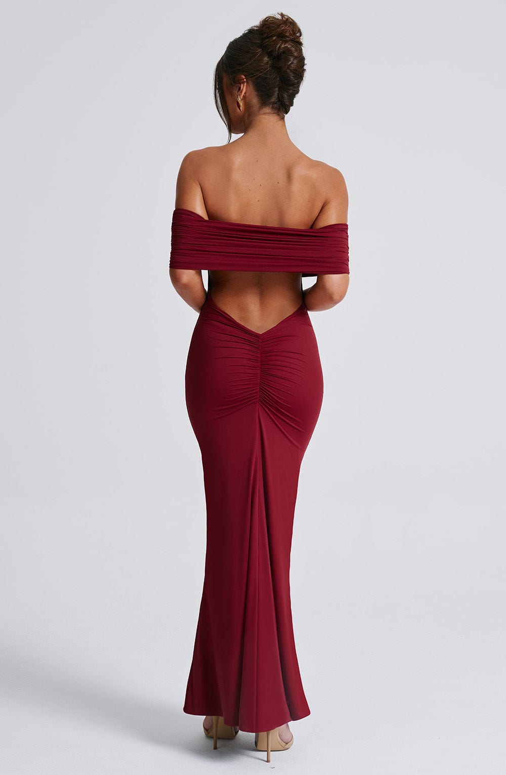 Belinda Maxi Haljina - Burgundac