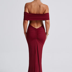 Belinda Maxi Haljina - Burgundac