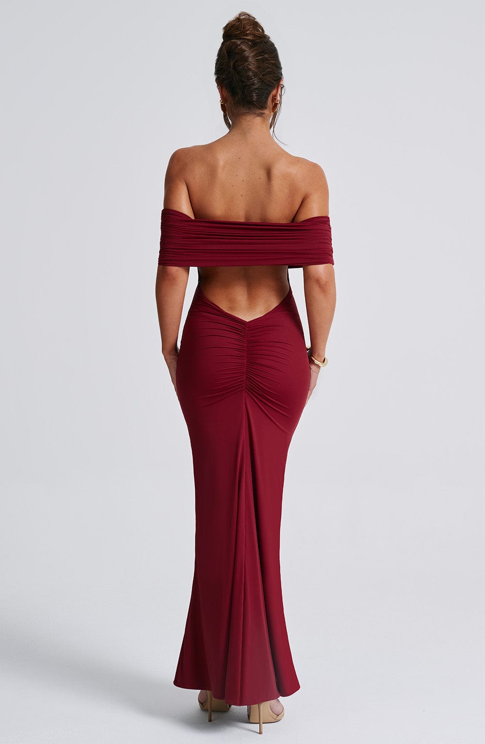 Belinda Maxi Haljina - Burgundac